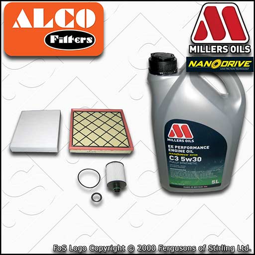 SERVICE KIT for VAUXHALL ZAFIRA C 2.0 CDTI OIL AIR CABIN FILTER +OIL (2011-2019)