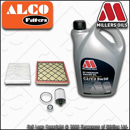 SERVICE KIT for VAUXHALL ASTRA J 2.0 CDTI OIL AIR CABIN FILTERS +OIL (2009-2015)