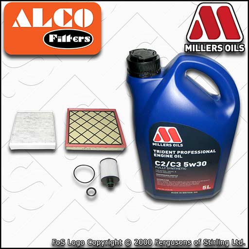 SERVICE KIT for VAUXHALL ASTRA J 2.0 CDTI OIL AIR CABIN FILTERS +OIL (2009-2015)