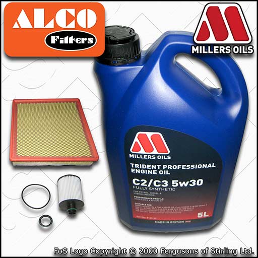 SERVICE KIT for VAUXHALL INSIGNIA A 2.0 CDTI OIL AIR FILTERS +OIL (2008-2017)