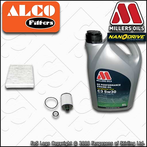 SERVICE KIT for VAUXHALL ASTRA J 2.0 CDTI OIL CABIN FILTERS +EE OIL (2009-2015)