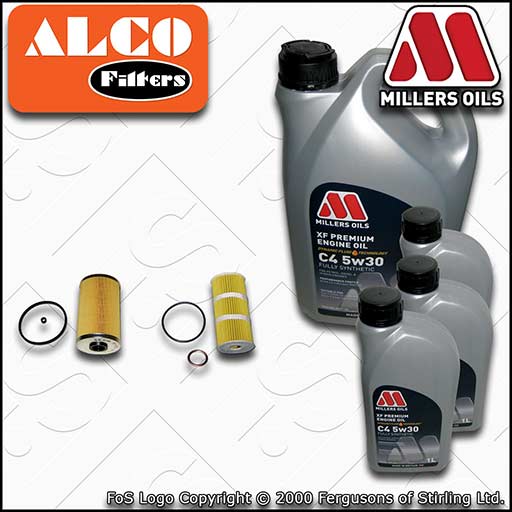 SERVICE KIT for RENAULT TRAFIC II 2.0 DCI E5 OIL FUEL FILTER +C4 OIL (2011-2014)