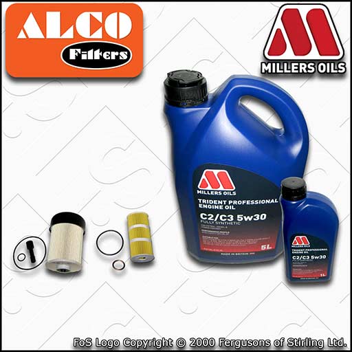 SERVICE KIT for OPEL VAUXHALL VIVARO B 1.6 CDTI OIL FUEL FILTER +OIL (2014-2020)