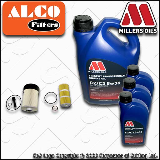 SERVICE KIT for OPEL VAUXHALL VIVARO B 1.6 CDTI OIL FUEL FILTER +OIL (2014-2020)