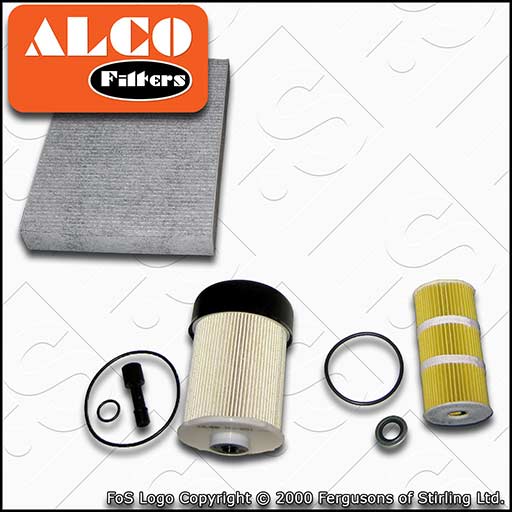 SERVICE KIT for RENAULT TRAFIC III 1.6 DCI ALCO OIL FUEL CABIN FILTERS 2014-2020