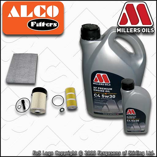 SERVICE KIT for RENAULT TRAFIC III 1.6 DCI OIL FUEL CABIN FILTER +6L OIL (14-20)