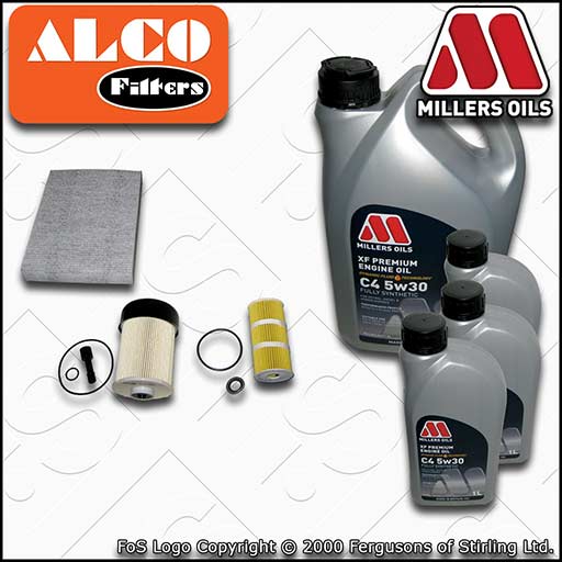 SERVICE KIT for RENAULT TRAFIC III 1.6 DCI OIL FUEL CABIN FILTER +8L OIL (14-20)