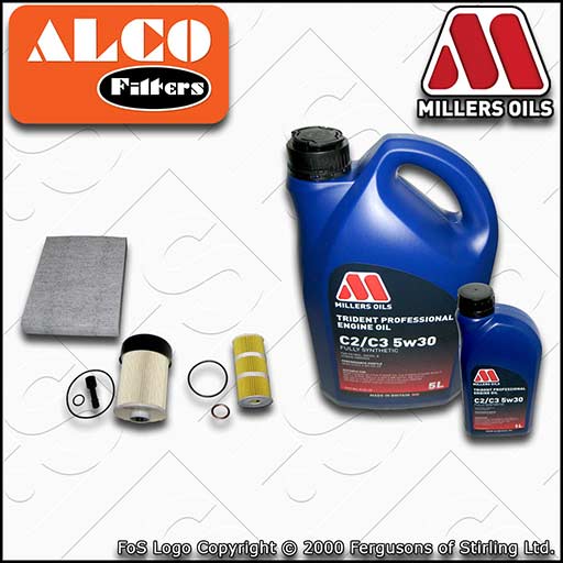 SERVICE KIT for OPEL VAUXHALL VIVARO B 1.6 CDTI OIL FUEL CABIN FILTER +OIL 14-20