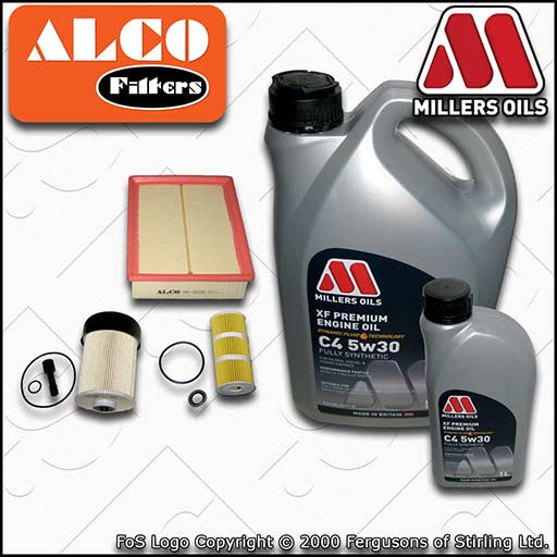SERVICE KIT for RENAULT TRAFIC III 1.6 DCI OIL AIR FUEL FILTER +6L OIL 2014-2020