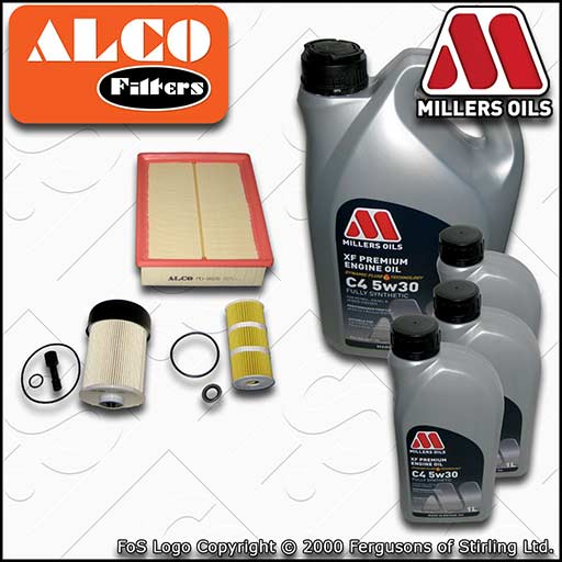 SERVICE KIT for RENAULT TRAFIC III 1.6 DCI OIL AIR FUEL FILTER +8L OIL 2014-2020