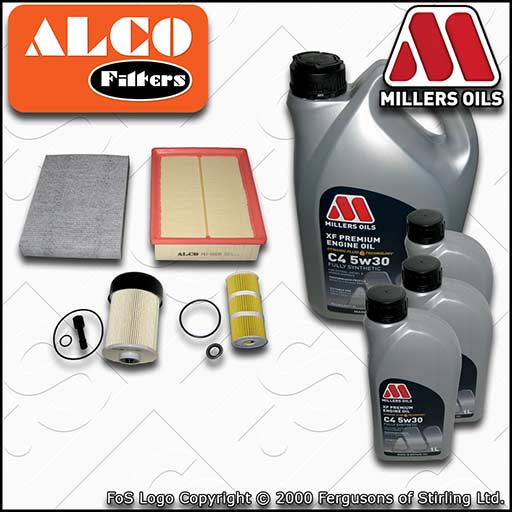 SERVICE KIT for RENAULT TRAFIC III 1.6 DCI OIL AIR FUEL CABIN FILTERS +8L C4 OIL