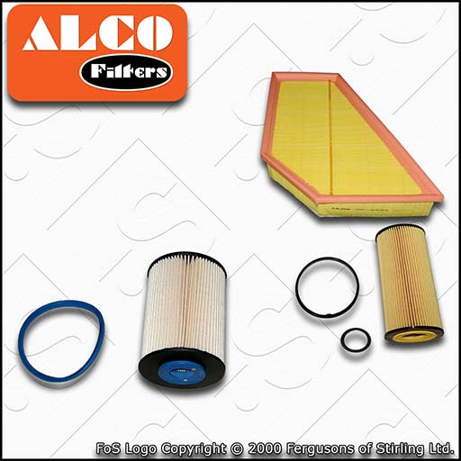 SERVICE KIT for VOLVO V40 2.0 D3 D4 ALCO OIL AIR FUEL FILTERS (2012-2015)