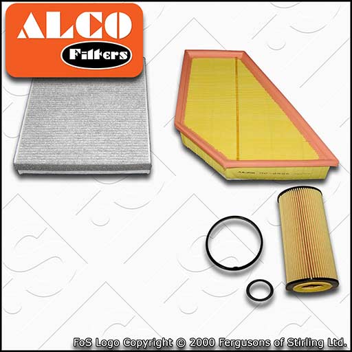 SERVICE KIT for VOLVO V40 2.0 D3 D4 ALCO OIL AIR CABIN FILTERS (2012-2015)