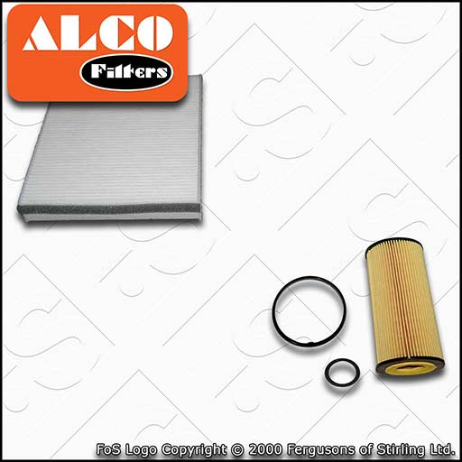 SERVICE KIT for VOLVO V40 2.0 D3 D4 ALCO OIL CABIN FILTERS (2012-2015)