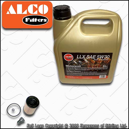 SERVICE KIT AUDI Q5 2.0 TDI CN* CS* OIL FILTER SUMP PLUG +C3 OIL (2014-2017)