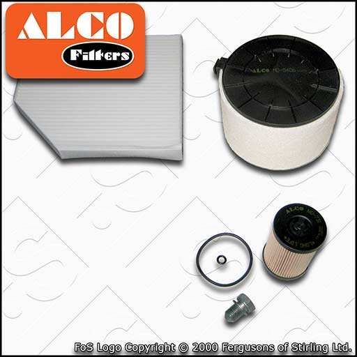 SERVICE KIT for AUDI A5 8T 2.0 TDI ALCO OIL AIR CABIN FILTERS (2013-2017)