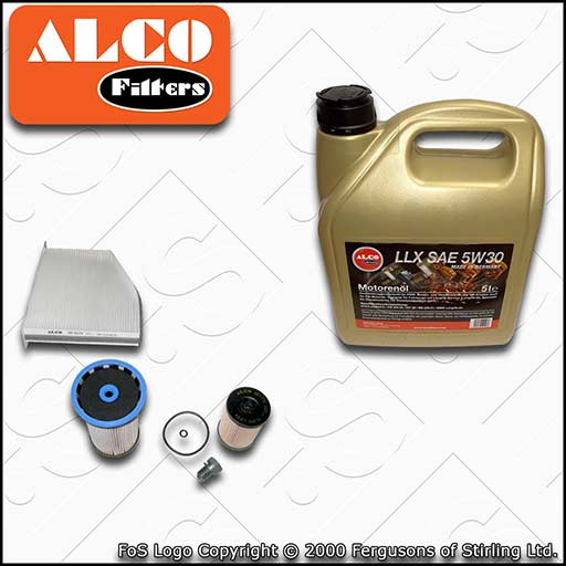 SERVICE KIT VW TIGUAN (5N) 2.0 TDI ENG CU** OIL FUEL CABIN FILTER +OIL 2015-2016