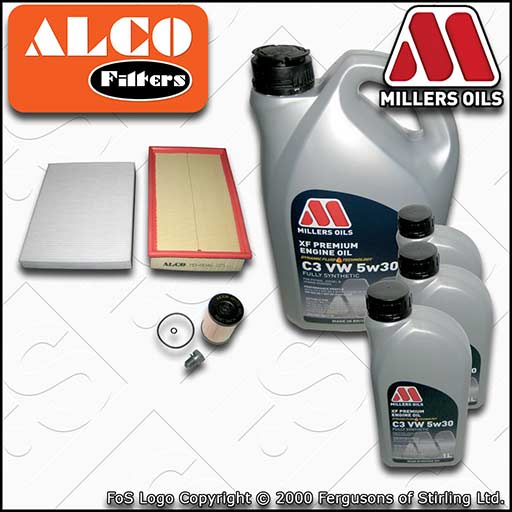 SERVICE KIT for VW TRANSPORTER T6 2.0 TDI CX** OIL AIR CABIN FILTER +OIL (15-22)