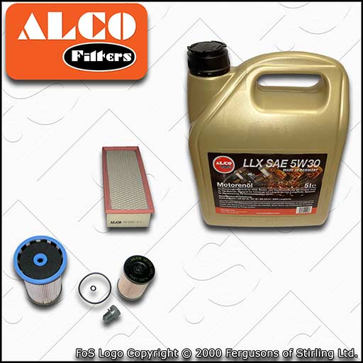 SERVICE KIT VW TIGUAN (5N) 2.0 TDI ENG CU** OIL AIR FUEL FILTER +OIL (2015-2016)