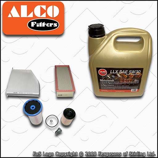 SERVICE KIT for VW CADDY 2K SA 2.0 TDI CU DF OIL AIR FUEL CABIN FILTER OIL 15-20