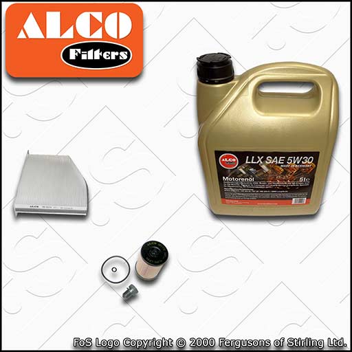 SERVICE KIT for SEAT ALHAMBRA 7N 2.0 TDI CU DF DL OIL CABIN FILTERS +OIL (15-20)