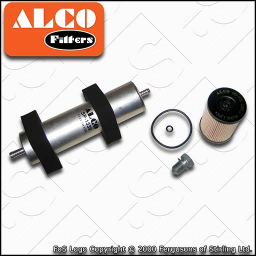 SERVICE KIT for AUDI A5 8T 2.0 TDI ALCO OIL FUEL FILTERS (2013-2017)