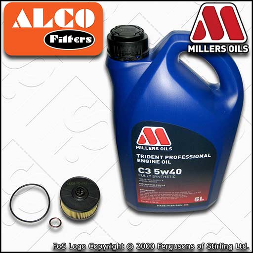 SERVICE KIT for RENAULT SCENIC III 1.2 TCE OIL FILTER +C3 OIL (2012-2016)