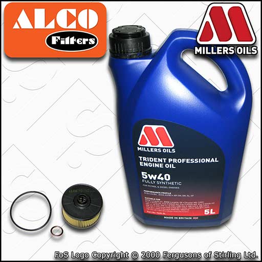 SERVICE KIT for RENAULT CLIO MK4 0.9 1.2 TCE OIL FILTER +FS OIL (2012-2019)