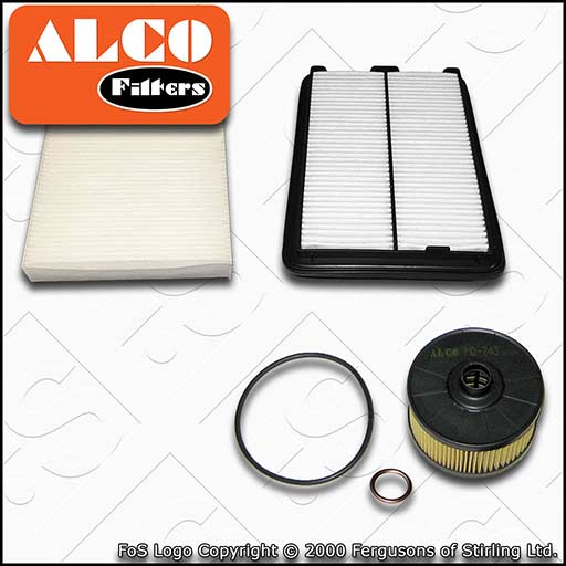 SERVICE KIT for NISSAN QASHQAI J11 1.3 DIG-T ALCO OIL AIR CABIN FILTER 2018-2021