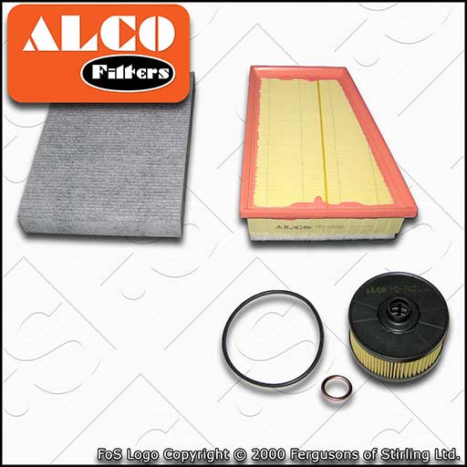 SERVICE KIT for RENAULT SCENIC III 1.2 TCE ALCO OIL AIR CABIN FILTER (2012-2016)