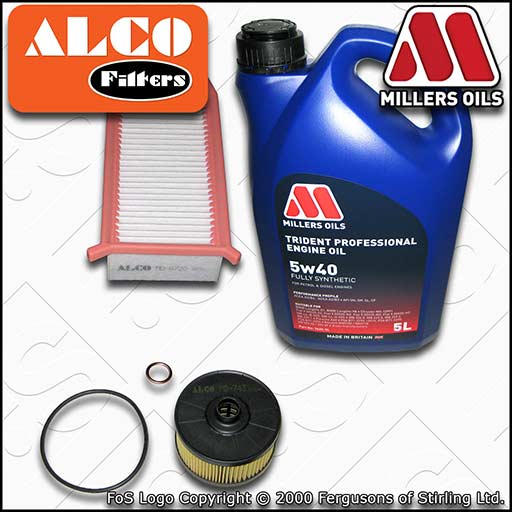 SERVICE KIT for RENAULT CLIO MK4 0.9 1.2 TCE OIL AIR FILTERS +FS OIL (2012-2019)