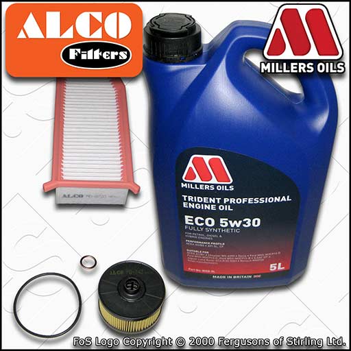 SERVICE KIT for DACIA DUSTER 1.2 TCE OIL AIR FILTERS +OIL (2013-2022)