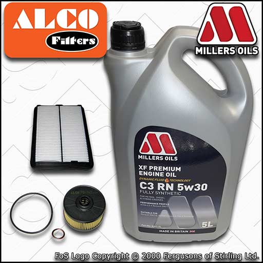 SERVICE KIT for NISSAN QASHQAI J11 1.2 DIG-T OIL AIR FILTERS +RN OIL (2013-2019)