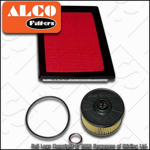 SERVICE KIT for NISSAN PULSAR C13 1.2 DIG-T ALCO OIL AIR FILTERS (2014-2018)
