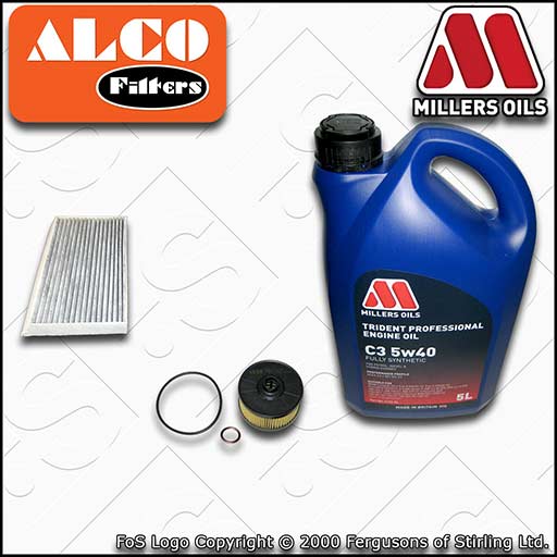 SERVICE KIT for RENAULT MEGANE III 1.2 TCE OIL CABIN FILTERS +FS OIL (2012-2016)