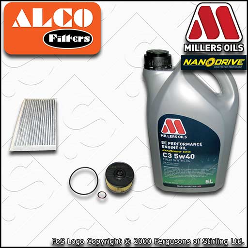 SERVICE KIT for RENAULT MEGANE III 1.2 TCE OIL CABIN FILTERS +FS OIL (2012-2016)