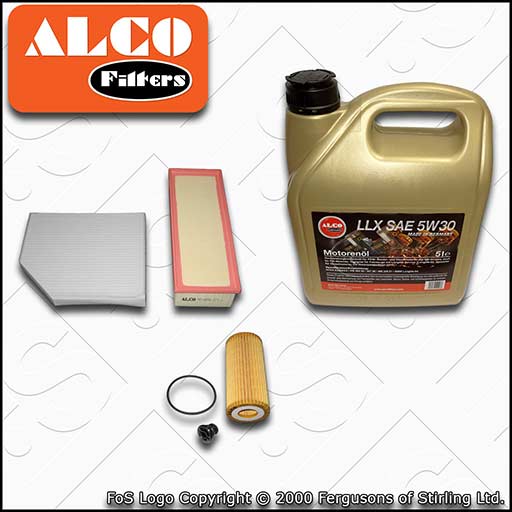 SERVICE KIT for AUDI A5 8T 1.8 2.0 TFSI ALCO OIL AIR CABIN FILTER +OIL 2011-2017