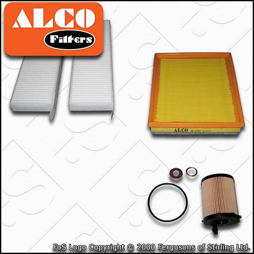 SERVICE KIT for CITROEN DS5 1.6 BLUEHDI ALCO OIL AIR CABIN FILTERS (2014-2015)