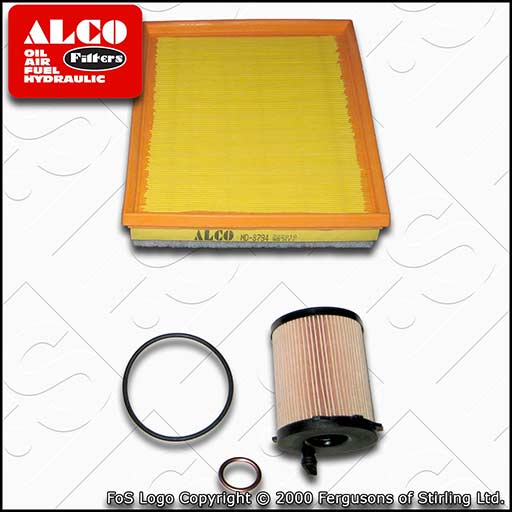 SERVICE KIT for CITROEN DISPATCH 1.6 BLUEHDI ALCO OIL AIR FILTERS (2016-2021)