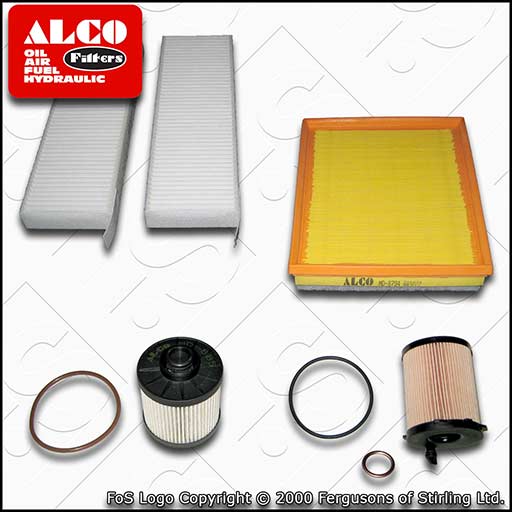 SERVICE KIT for CITROEN DISPATCH 1.6 BLUEHDI OIL AIR FUEL CABIN FILTER 2016-2021