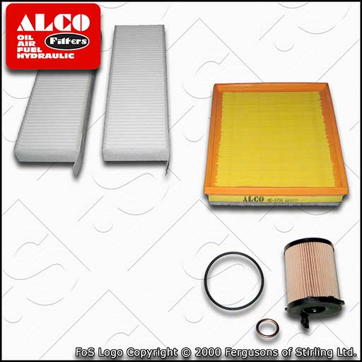 SERVICE KIT for CITROEN DISPATCH 1.6 BLUEHDI OIL AIR CABIN FILTERS (2016-2021)