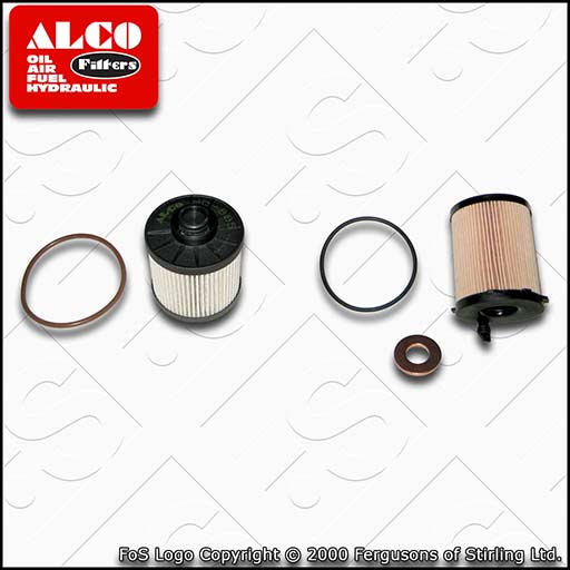 SERVICE KIT for PEUGEOT 508 1.6 BLUEHDI ALCO OIL FUEL FILTERS (2014-2018)