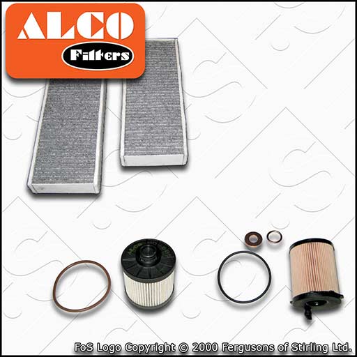 SERVICE KIT for PEUGEOT 308 1.6 BLUEHDI ALCO OIL FUEL CABIN FILTERS (2013-2018)
