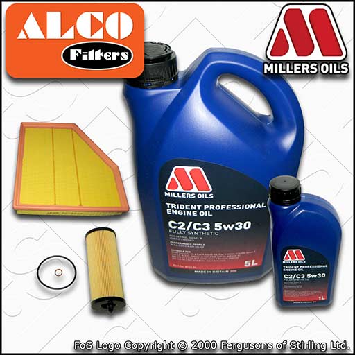 SERVICE KIT for BMW 5 SERIES E60 E61 520D N47 OIL AIR FILTERS +OIL (2007-2010)