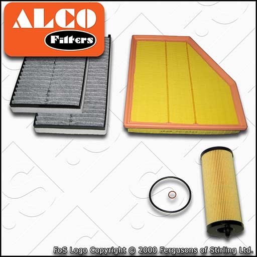 SERVICE KIT for BMW 5 SERIES E60 E61 520D N47 OIL AIR CABIN FILTERS (2007-2010)