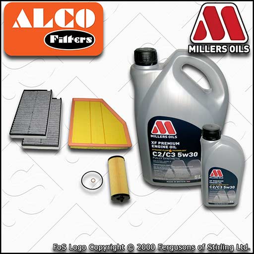 SERVICE KIT for BMW 5 SERIES E60 E61 520D N47 OIL AIR CABIN FILTER OIL 2007-2010