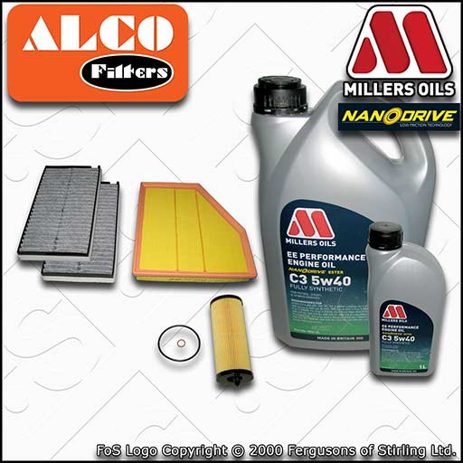 SERVICE KIT for BMW 5 SERIES E60 E61 520D N47 OIL AIR CABIN FILTER OIL 2007-2010