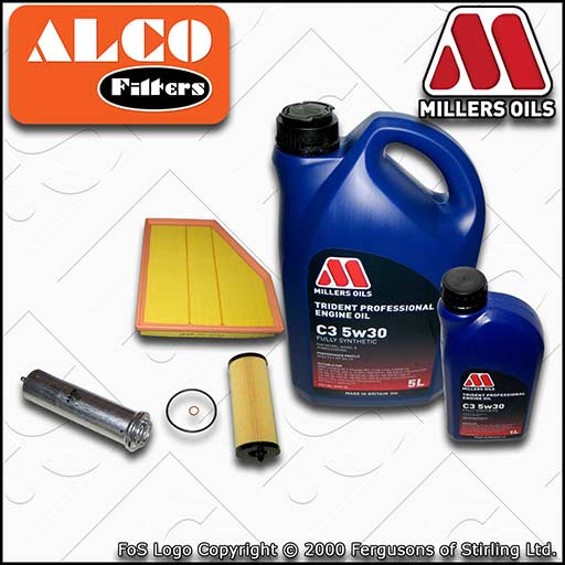 SERVICE KIT for BMW 5 SERIES E60 E61 520D N47 OIL AIR FUEL FILTER +OIL 2007-2010