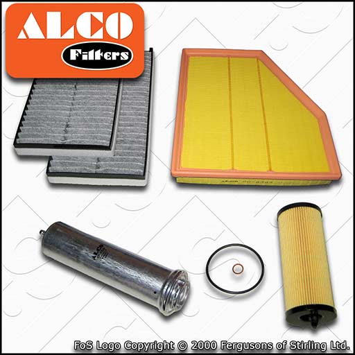 SERVICE KIT for BMW 5 SERIES E60 E61 520D N47 OIL AIR FUEL CABIN FILTERS (07-10)