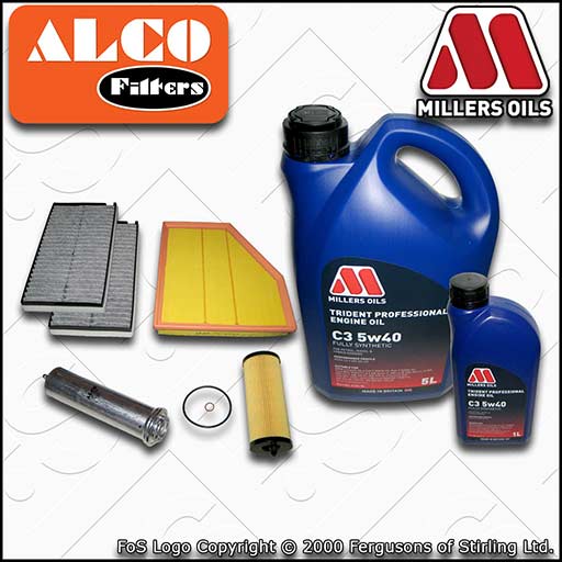 SERVICE KIT for BMW 5 SERIES E60 E61 520D N47 OIL AIR FUEL CABIN FILTERS +C3 OIL